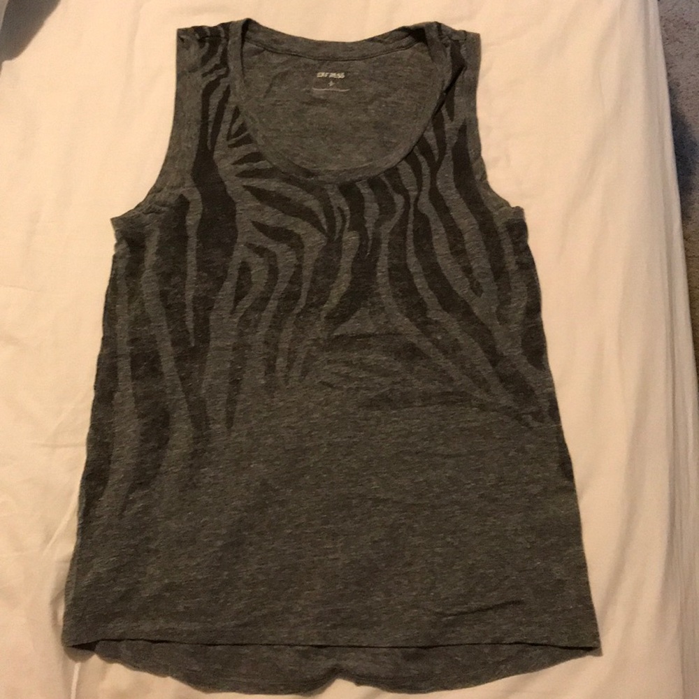 Zebra Express tank, size small